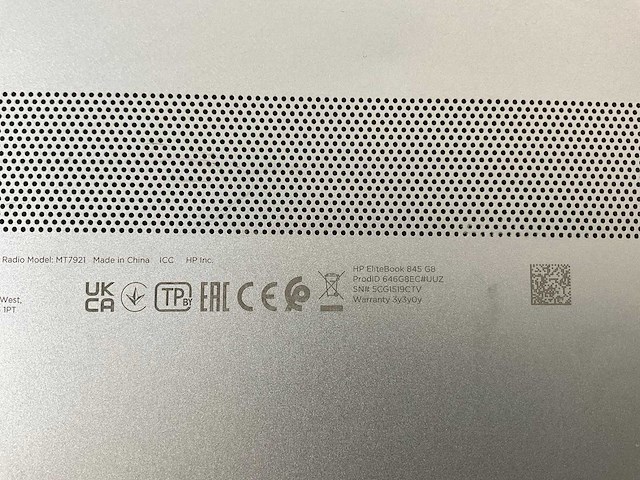 Hp elitebook 845 g8 14”, amd ryzen 3 pro 5450u, 16 gb ram, 256 gb nvme laptops (2x) - afbeelding 15 van  16