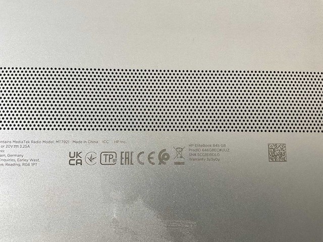 Hp elitebook 845 g8 14”, amd ryzen 3 pro 5450u, 16 gb ram, 256 gb nvme laptops (2x) - afbeelding 7 van  15