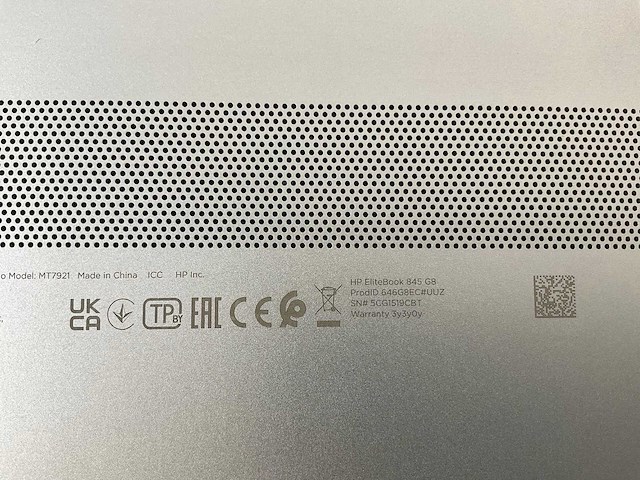 Hp elitebook 845 g8 14”, amd ryzen 3 pro 5450u, 16 gb ram, 256 gb nvme laptops (2x) - afbeelding 7 van  16