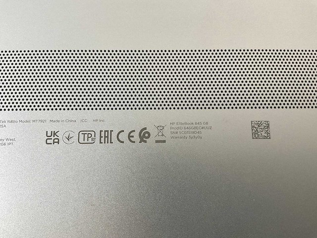 Hp elitebook 845 g8 14”, amd ryzen 3 pro 5450u, 16 gb ram, 256 gb nvme laptops (2x) - afbeelding 15 van  16