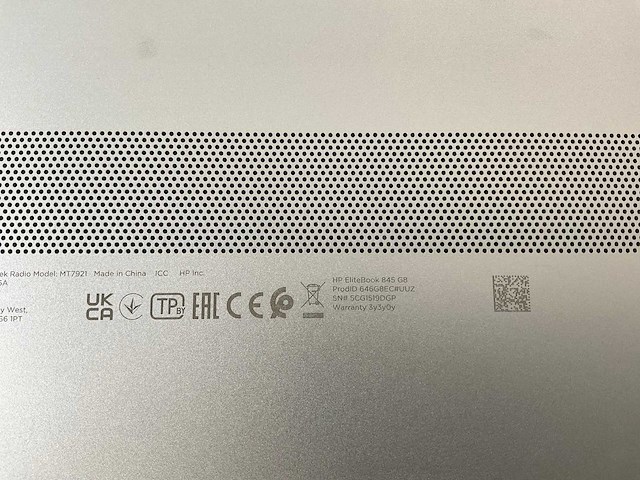 Hp elitebook 845 g8 14”, amd ryzen 3 pro 5450u, 16 gb ram, 256 gb nvme laptops (2x) - afbeelding 7 van  15