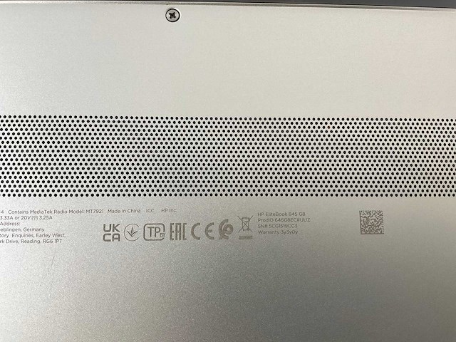 Hp elitebook 845 g8 14”, amd ryzen 3 pro 5450u, 16 gb ram, 256 gb nvme laptops (2x) - afbeelding 14 van  15