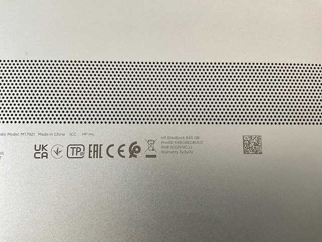 Hp elitebook 845 g8 14”, amd ryzen 3 pro 5450u, 16 gb ram, 256 gb nvme laptops (2x) - afbeelding 7 van  15