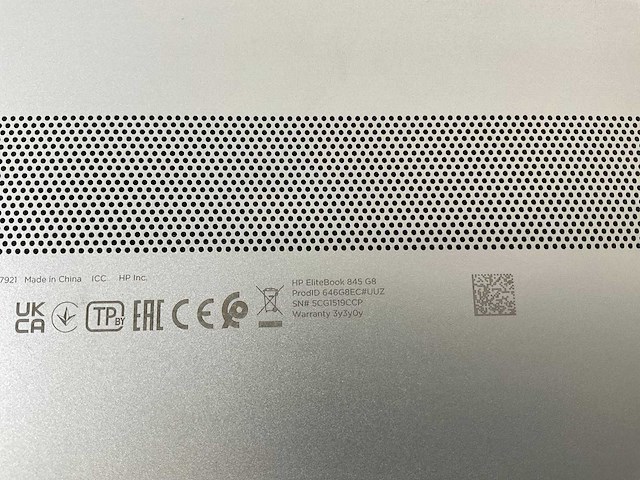 Hp elitebook 845 g8 14”, amd ryzen 3 pro 5450u, 16 gb ram, no hdd laptops (2x) - afbeelding 15 van  16