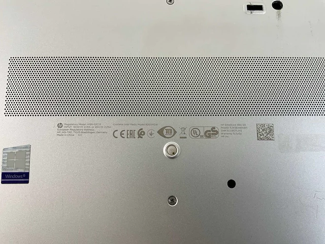 Hp elitebook 850 g5 15.5", core(tm) i5 8th gen, 8 gb ram, 256 gb nvme laptops (2x) - afbeelding 8 van  16