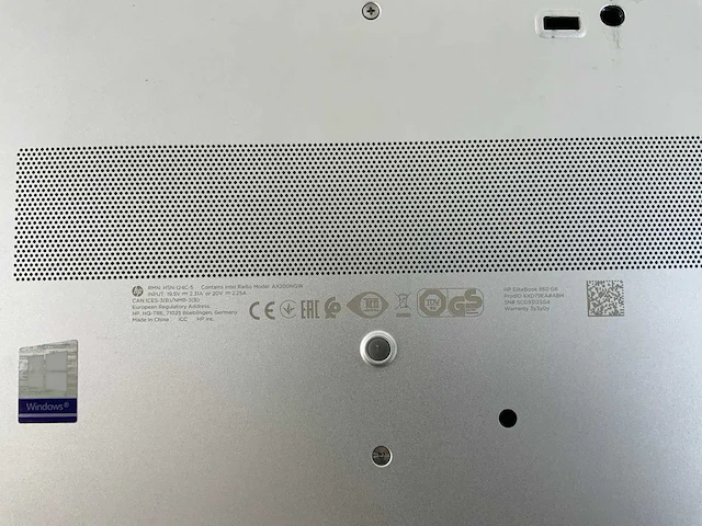 Hp elitebook 850 g6 15.5", core(tm) i5 8th gen, 16 gb ram, 256 gb nvme laptops (2x) - afbeelding 8 van  16