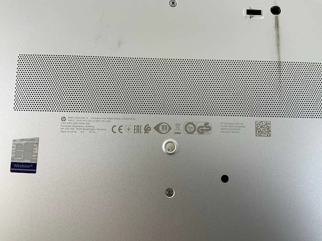 Hp elitebook 850 g6 15.5", core(tm) i5 8th gen, 8 gb ram, 256 gb nvme laptops (2x) - afbeelding 8 van  16