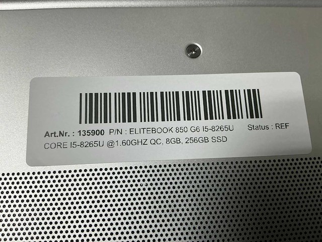 Hp elitebook 850 g6 i5-8265u laptop - afbeelding 3 van  4