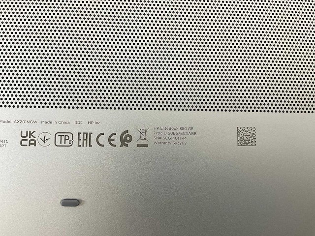 Hp elitebook 850 g8 15,5”, core(tm) i7 11th gen, 16 gb ram, 512 gb nvme laptop - afbeelding 7 van  7