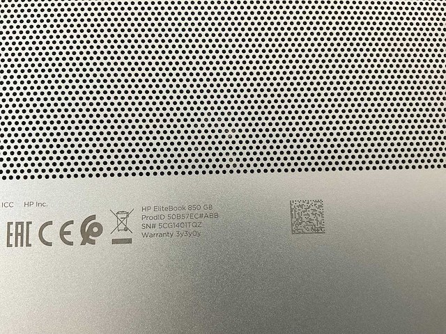 Hp elitebook 850 g8 15,5”, core(tm) i7 11th gen, 16 gb ram, 512 gb nvme laptop - afbeelding 7 van  7