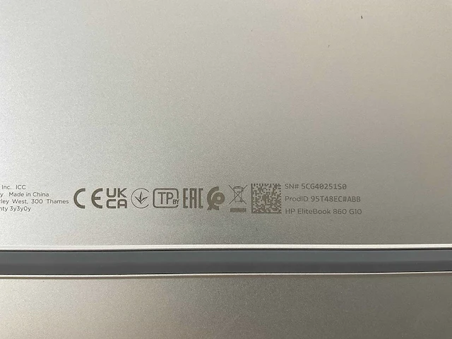 Hp elitebook 860 g10 16”, core(tm) i7 13th gen, 32 gb ram, 1 tb nvme laptop - afbeelding 7 van  8