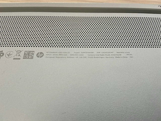 Hp elitebook x360 1030 g7 laptop - afbeelding 8 van  9