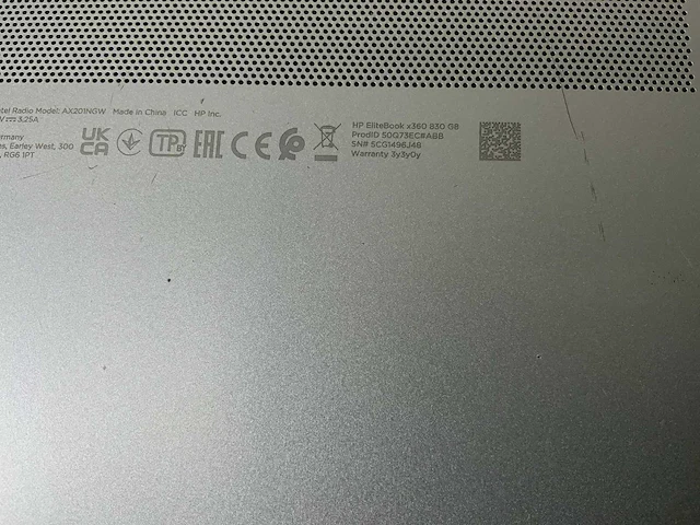 Hp elitebook x360 830 g8 13”, core(tm) i7 11th gen, 16 gb ram, 512 gb nvme laptop - afbeelding 7 van  7