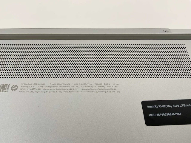 Hp elitebook x360 830 g8 14", core(tm) i7 11th gen, 32 gb ram, 512 gb nvme laptop - afbeelding 7 van  7
