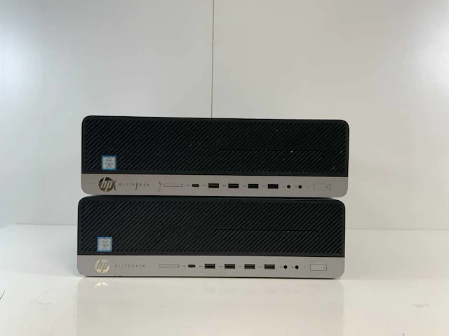 Hp elitedesk 800 g5 sff, core(tm) i5 9th gen, 16 gb ram, 128 gb nvme desktops (2x) - afbeelding 1 van  5