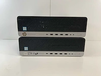 Hp elitedesk 800 g5 sff, core(tm) i5 9th gen, 16 gb ram, 128 gb nvme desktops (2x) - afbeelding 1 van  5