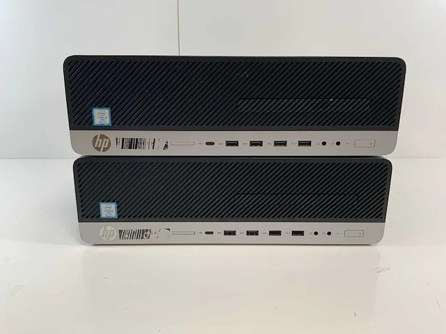Hp elitedesk 800 g5 sff, core(tm) i5 9th gen, 16 gb ram, 128 gb nvme desktops (2x) - afbeelding 1 van  5