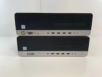 Hp elitedesk 800 g5 sff, core(tm) i5 9th gen, 16 gb ram, 128 gb nvme desktops (2x) - afbeelding 1 van  5