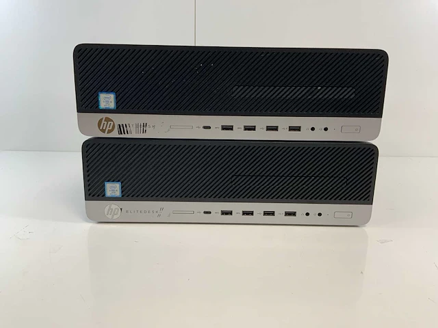 Hp elitedesk 800 g5 sff, core(tm) i5 9th gen, 16 gb ram, 128 gb nvme desktops (2x) - afbeelding 1 van  5