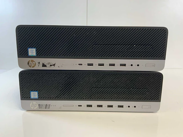 Hp elitedesk 800 g5 sff, core(tm) i5 9th gen, 16 gb ram, 128 gb nvme desktops (2x) - afbeelding 1 van  5