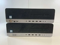 Hp elitedesk 800 g5 sff, core(tm) i5 9th gen, 16 gb ram, 128 gb nvme desktops (2x) - afbeelding 1 van  5
