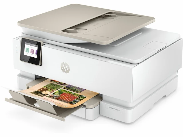 Hp envy foto inspire 7920e - all-in-one printer - multifuncionele fotoprinter - adf - geschikt voor instant ink - beige - afbeelding 2 van  4
