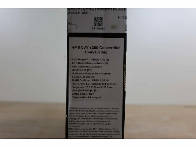 Hp envy x360 13-ay1076ng laptop - afbeelding 2 van  10