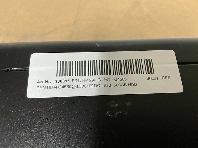 Hp hp 290 g1 mt - g4560 desktop - afbeelding 5 van  6