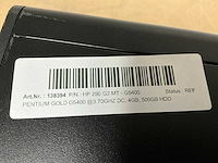 Hp hp 290 g2 mt - g5400 desktop - afbeelding 5 van  5