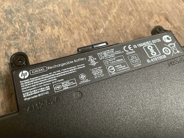 Hp hpci03xl rechargeable battery (10x) - afbeelding 4 van  5