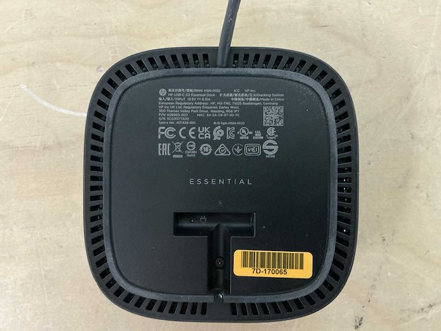 Hp hsn-ix02 usb-c dockingstation - afbeelding 2 van  2