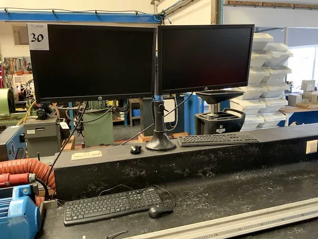 Hp la2306x monitor (2x) - afbeelding 1 van  2