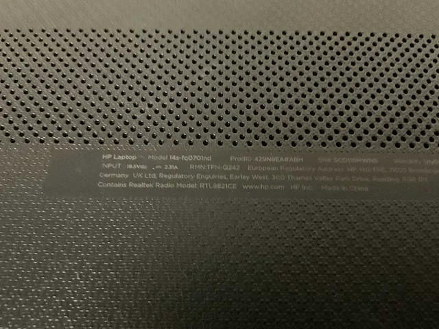Hp laptop - afbeelding 6 van  6