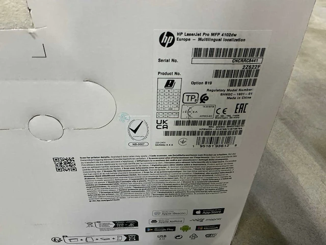 Hp laserjet pro mfp 4102dw - afbeelding 2 van  2