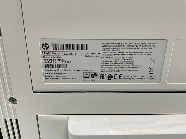 Hp (m527m) laserjet enterprise multifunction printer - afbeelding 7 van  7