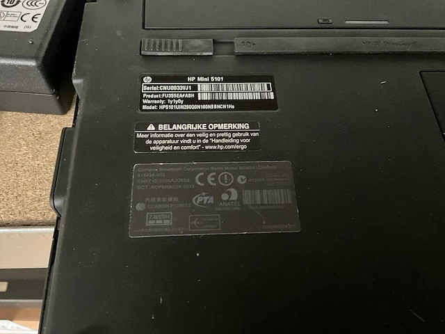 Hp mini laptop - afbeelding 6 van  7
