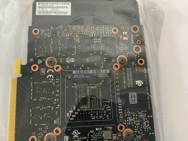 Hp nvidia quadro p2200 5 gb grafische kaart (nieuw) - afbeelding 4 van  4