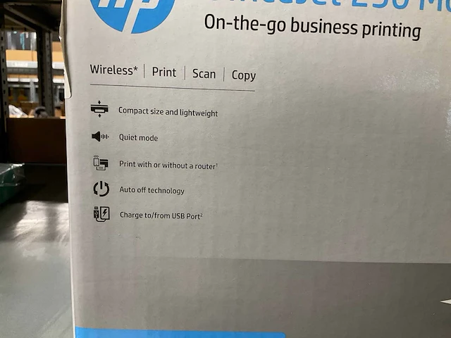 Hp officejet250 mobile all-in-one - afbeelding 2 van  2