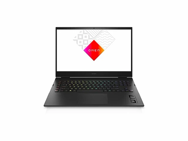 Hp omen 17-ck1075ng (17,3 inch / fhd ips 144hz) gaming laptop intel core i7-12700h qwertz zwart - afbeelding 1 van  5