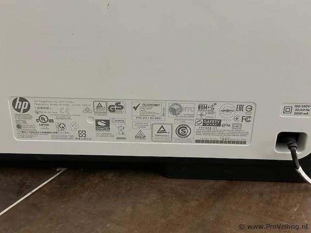 Hp pagewide pro mfp 477 dw printer - afbeelding 5 van  5