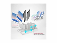 Hp pantalla de 23" 23er computer monitor 58,4 cm (23") 1920 x 1080 pixels full hd led zilver, wit - afbeelding 3 van  4