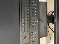 Hp pc set met benq 24" monitor, hp toetsenbord - afbeelding 2 van  4
