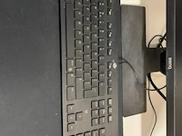 Hp pc set met benq 24" monitor, hp toetsenbord - afbeelding 2 van  4