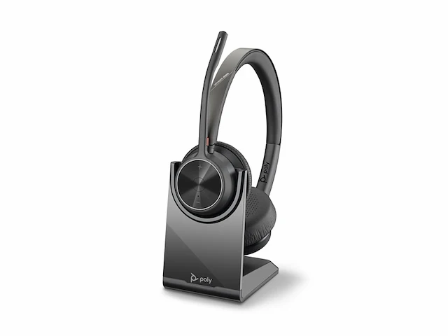 Hp poly voyager 4320 uc headset zwart - afbeelding 1 van  3