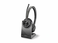 Hp poly voyager 4320 uc headset zwart - afbeelding 1 van  3