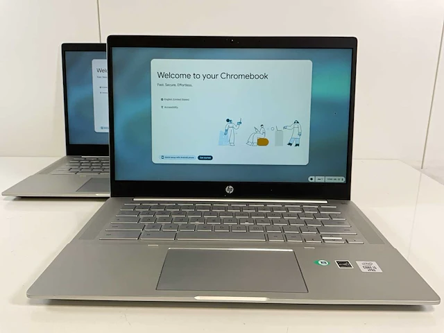 Hp pro c640 14”, core(tm) i5 10th gen, 8 gb ram, 64 gb hdd chromebooks (2x) - afbeelding 1 van  15