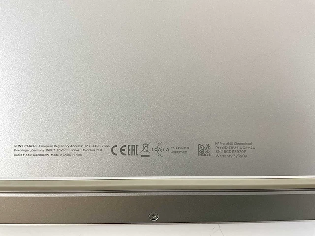 Hp pro c640 14”, core(tm) i5 10th gen, 8 gb ram, 64 gb hdd chromebooks (2x) - afbeelding 16 van  16