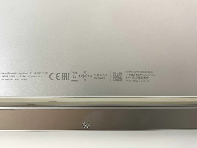 Hp pro c640 14”, core(tm) i5 10th gen, 8 gb ram, 64 gb hdd chromebooks (2x) - afbeelding 8 van  16