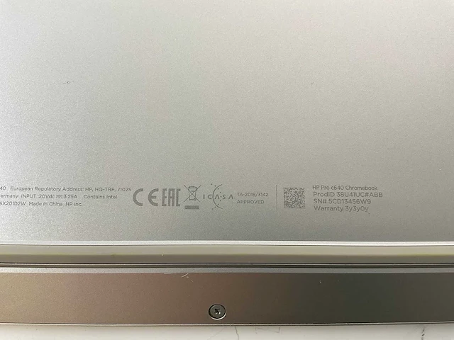 Hp pro c640 14”, core(tm) i5 10th gen, 8 gb ram, 64 gb hdd chromebooks (2x) - afbeelding 8 van  16