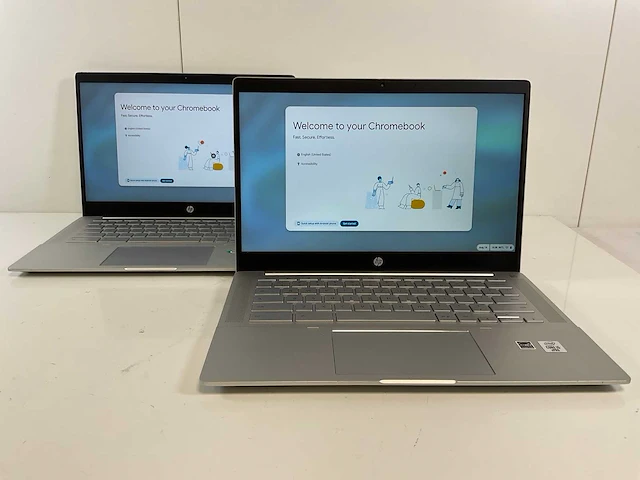 Hp pro c640 14”, core(tm) i5 10th gen, 8 gb ram, 64 gb hdd chromebooks (2x) - afbeelding 1 van  16